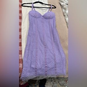 Missguided lilac sequin dress